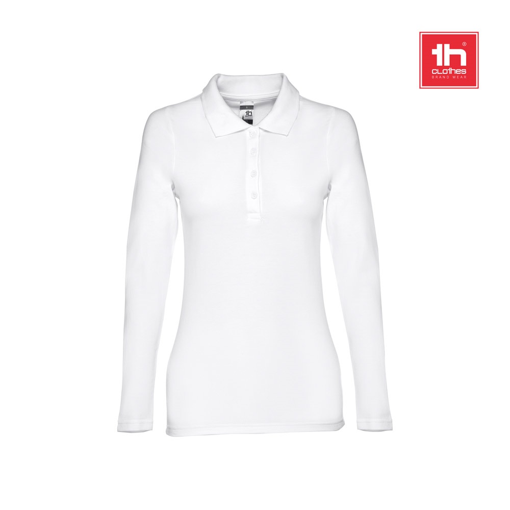 THC BERN WOMEN WH. Polo de manga larga para mujer - imagen 1
