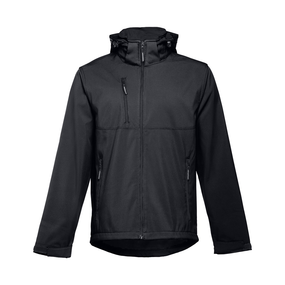 THC ZAGREB. Chaqueta softshell para hombre, con capucha removible - imagen 3