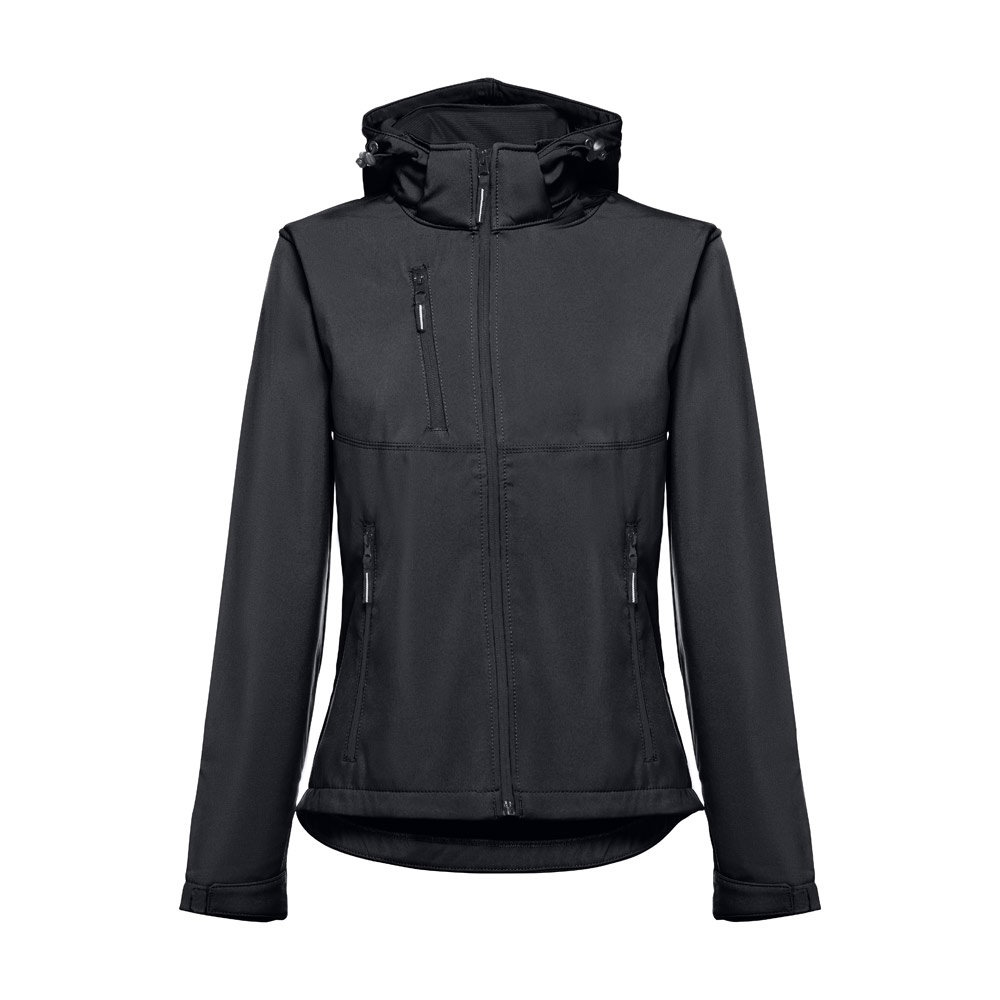 THC ZAGREB WOMEN. Chaqueta softshell para mujer, con capucha removible - imagen 3