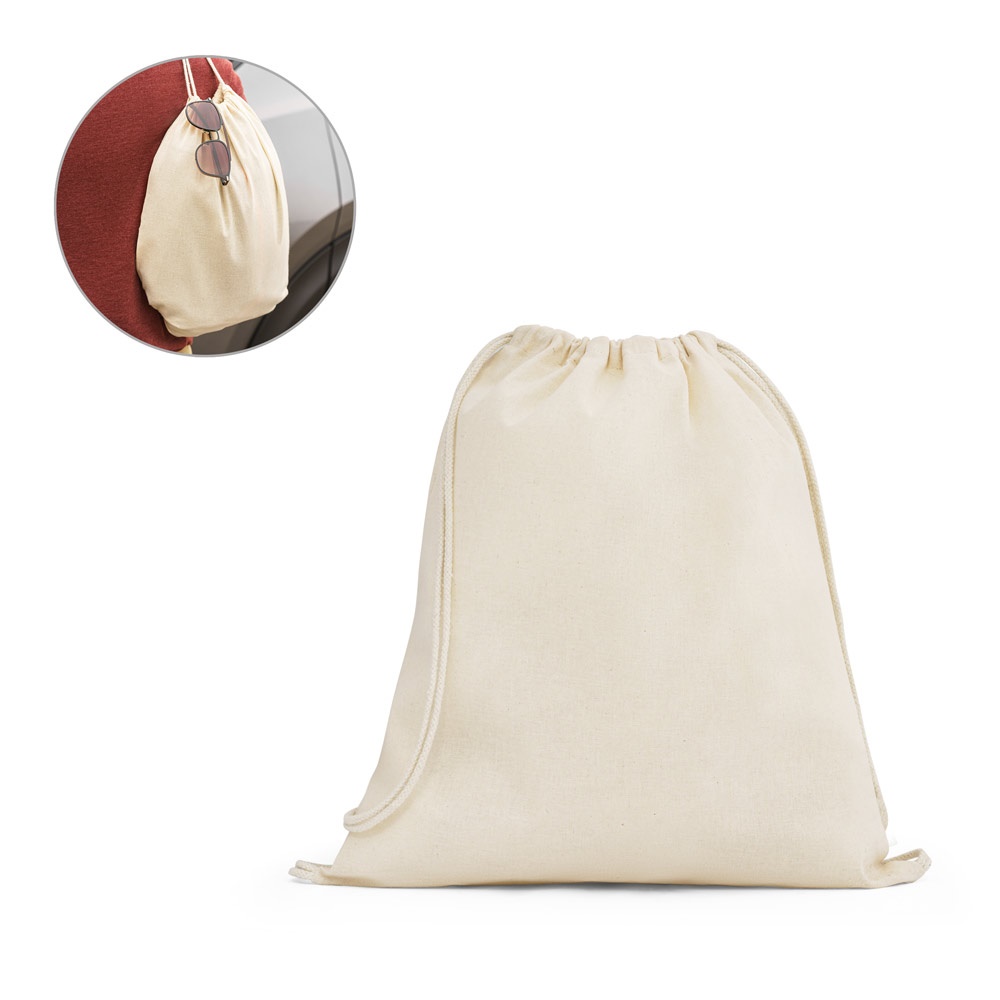 DAHAB. Bolsa tipo mochila 100% algodón (140 g/m²) - imagen 1