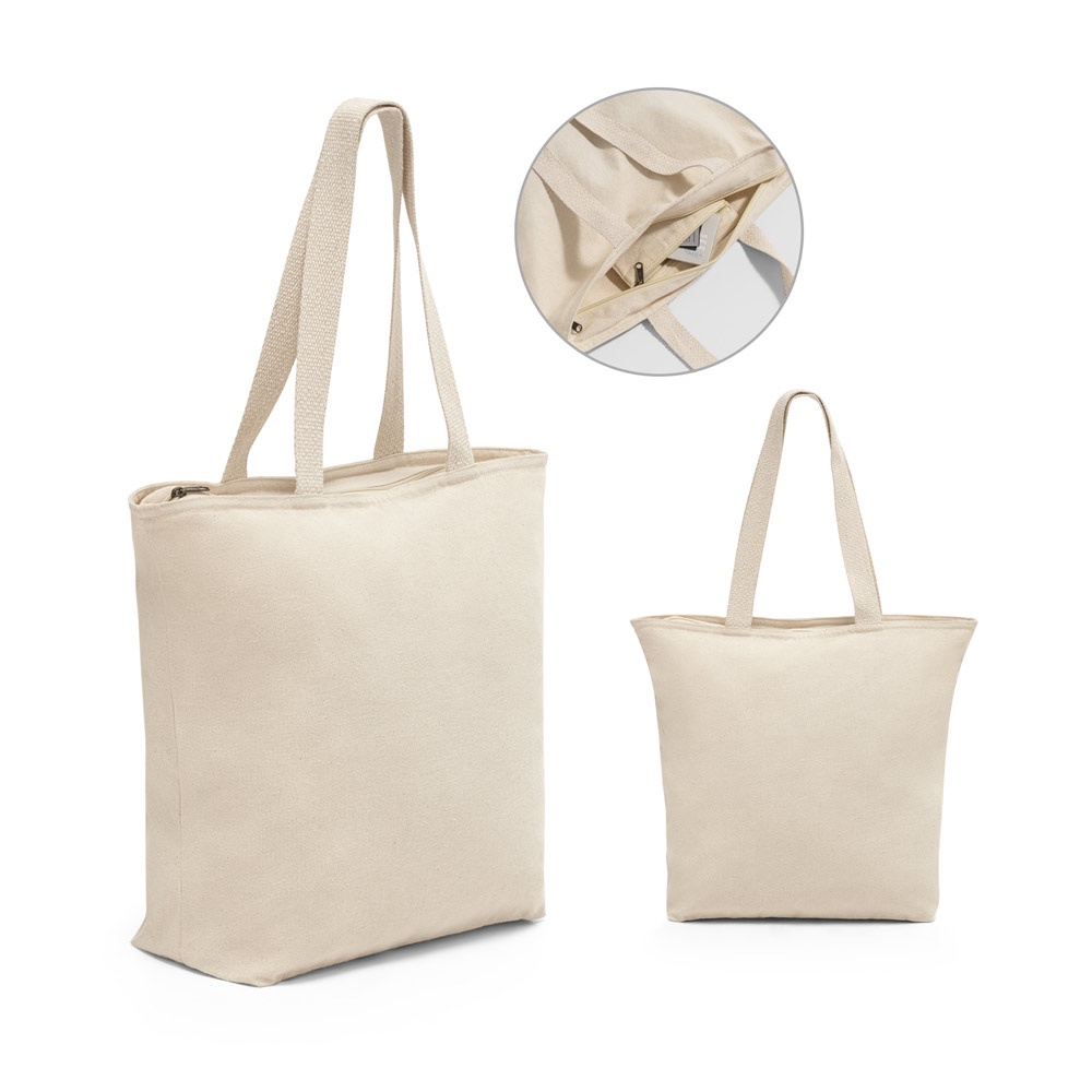 HACKNEY. Bolsa de algodón 100% con cremallera - imagen 1