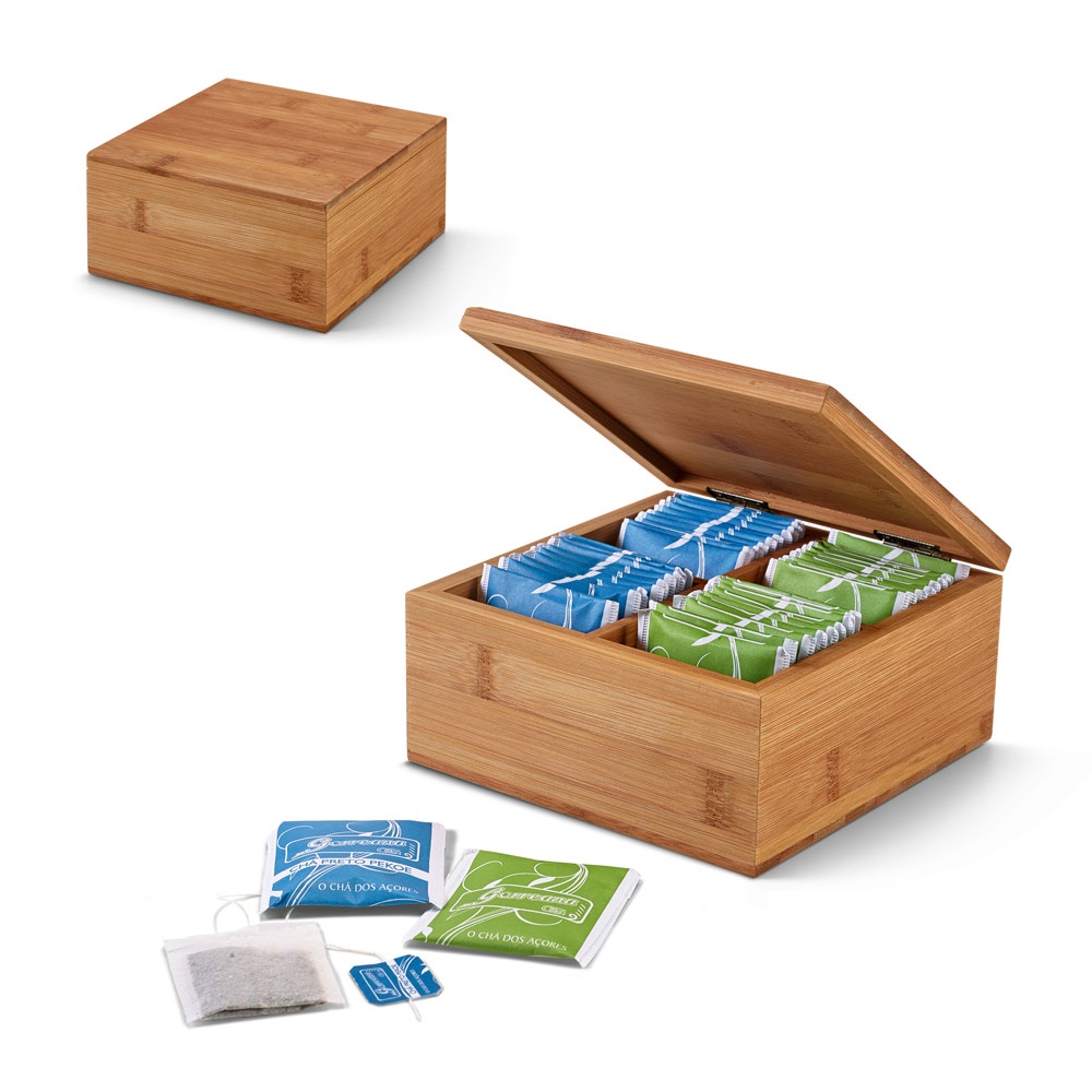 ARNICA. Caja de té de bambú - imagen 1