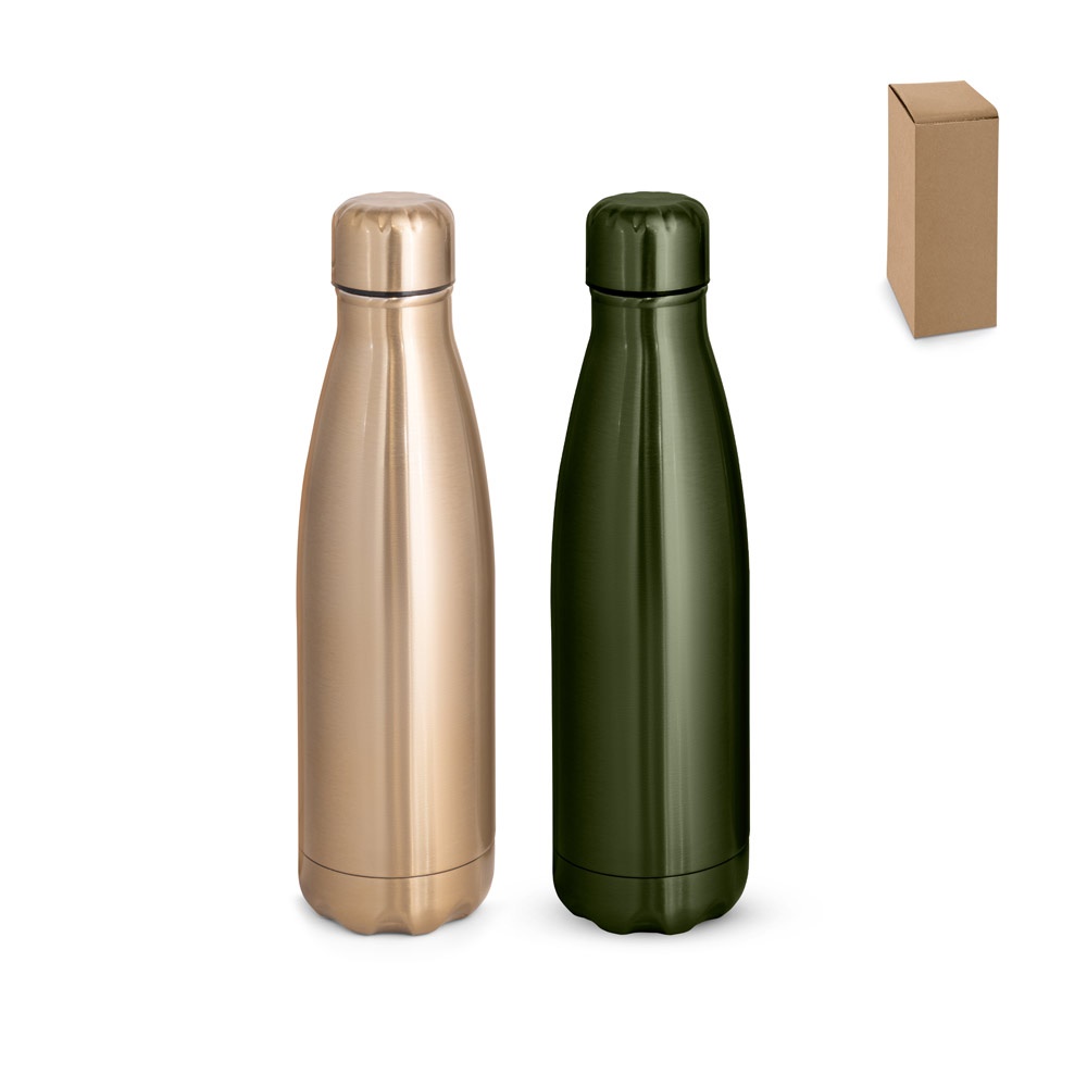 SHOW METALLIC. Botella de acero inoxidable con acabado metalizado mate 510 mL - imagen 1