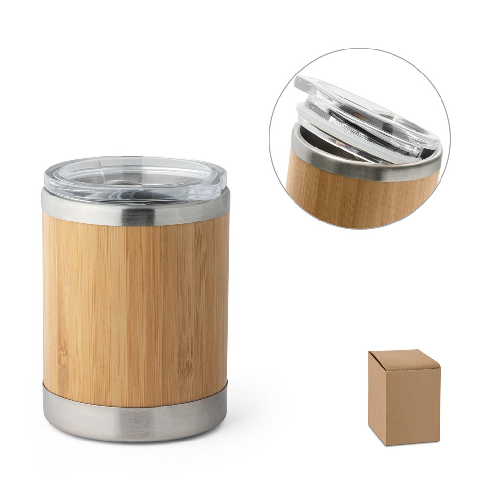 LYCKA. Vaso de bambú - imagen 1
